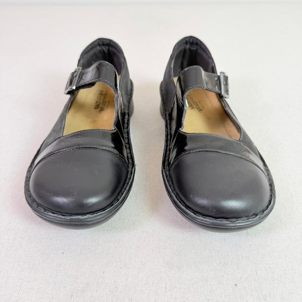 Naot Rhythm Mary Janes Women's EU 42 US 11 Black Leather Comfort Lagenlook Hygge - Picture 2 of 15